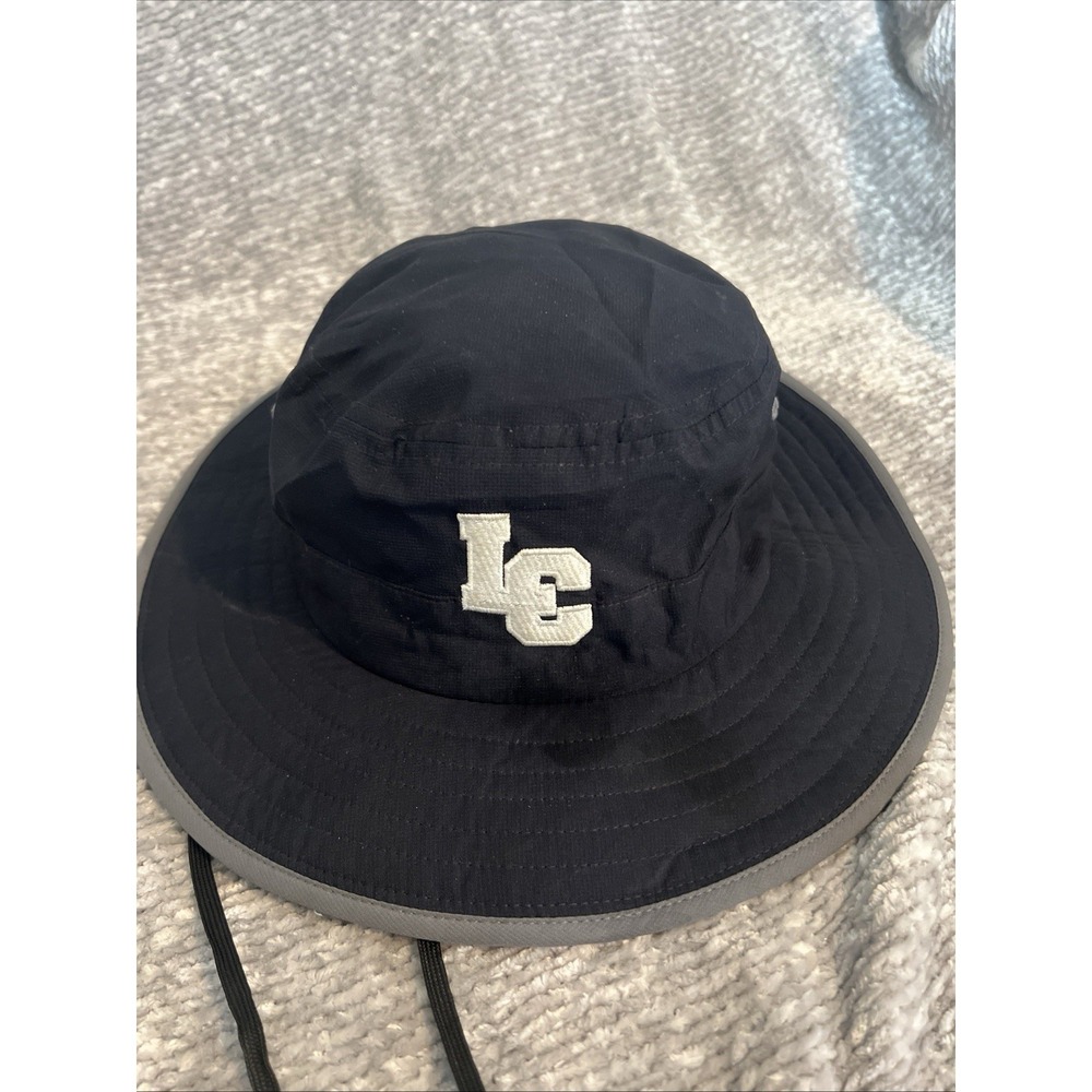 Richardson 810 Bucket Hat Black LC Logo Adjustable Outdoor Sun Hat Packable(073)